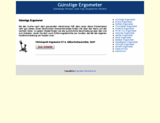 ergometer-heimtrainer.de screenshot