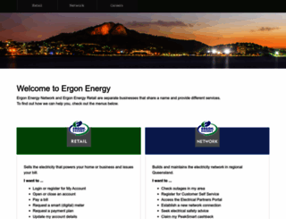 ergon.com.au screenshot