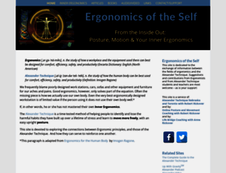 ergonomics.org screenshot