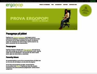 ergopop.com screenshot