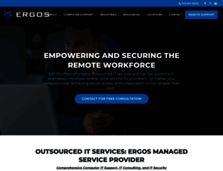 ergos.com screenshot