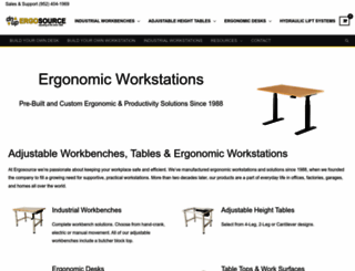 ergosource.com screenshot