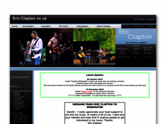 eric-clapton.co.uk screenshot