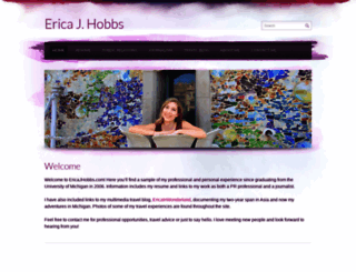 ericajhobbs.com screenshot