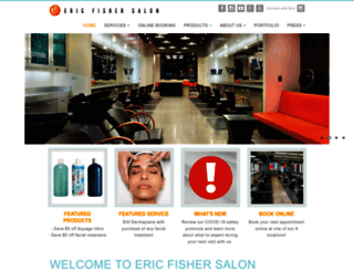 ericfishersalon.com screenshot