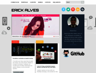 erickalves.com.br screenshot