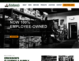 ericksonsfloors.com screenshot