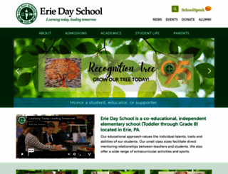 eriedayschool.com screenshot