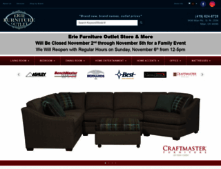 eriefurnitureoutlet.com screenshot