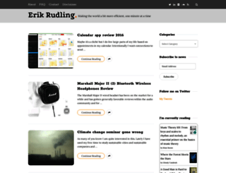 erikrudling.com screenshot