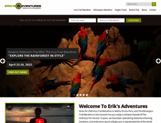 eriksadventures.com screenshot