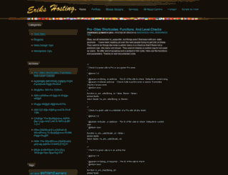 erikshosting.com screenshot