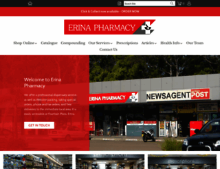 erinapharmacy.com.au screenshot