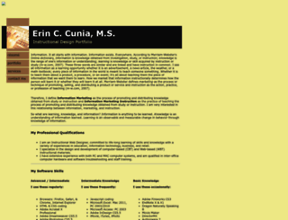 erincunia.com screenshot