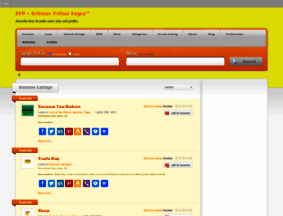 eritreanyellowpages.com screenshot