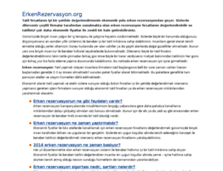 erkenrezervasyon.org screenshot