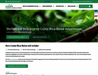 erlebe-costarica.de screenshot