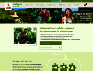erlebe-malaysia.de screenshot