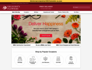 erleenesflowers.com screenshot