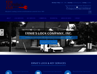 ernieslock.com screenshot