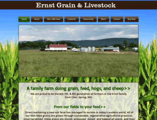 ernstgrainandlivestock.com screenshot