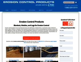 erosioncontrol-products.com screenshot