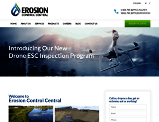 erosioncontrolcentral.com screenshot
