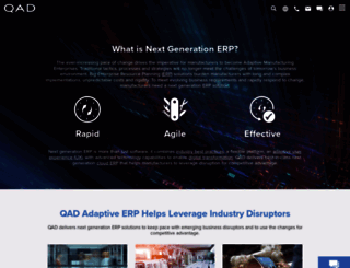 erp.qad.com screenshot