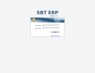 erp.sbtjapan.com screenshot