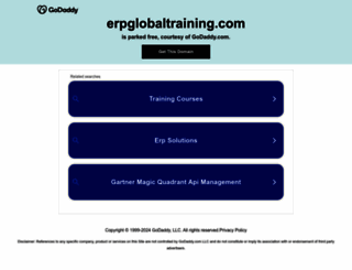 erpglobaltraining.com screenshot