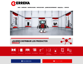 erreka-mexico.com screenshot