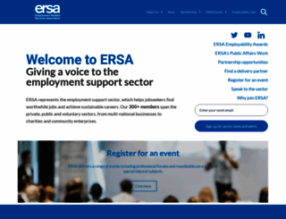 ersa.org.uk screenshot
