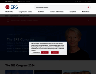erscongress.org screenshot