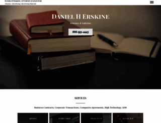 erskine-law.com screenshot