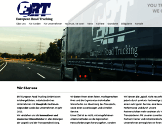ert-trucking.de screenshot