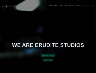 eruditestudios.com screenshot