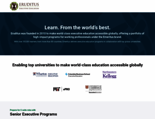 eruditus.com screenshot