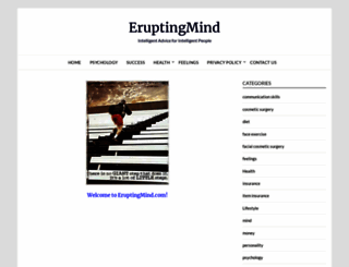 eruptingmind.com screenshot