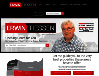 erwintiessen.com screenshot