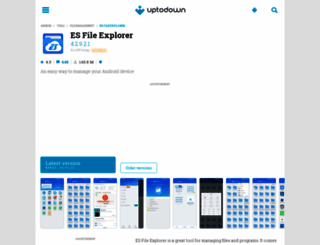 es-file-explorer.en.uptodown.com screenshot