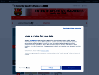 es-maizieres.footeo.com screenshot