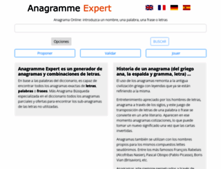es.anagramme-expert.com screenshot