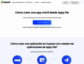 es.appypie.com screenshot