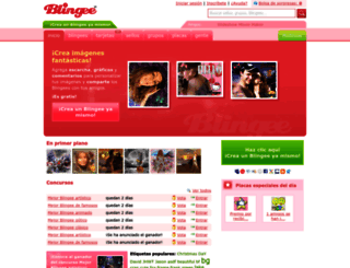 es.blingee.com screenshot