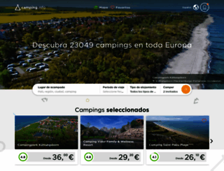 es.camping.info screenshot