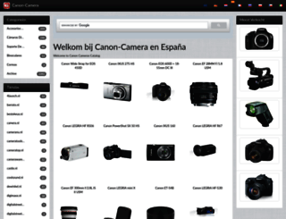 es.canon-camera.eu screenshot