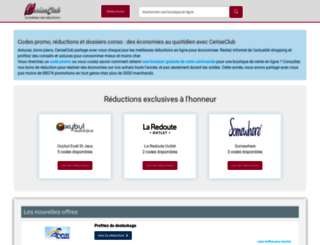 es.ceriseclub.com screenshot