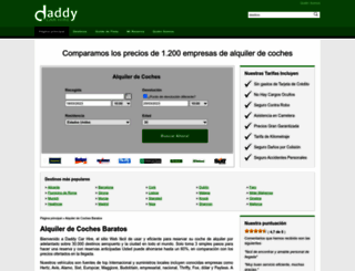 es.daddycarhire.com screenshot