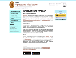 es.dhamma.org screenshot