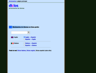es.dicios.com screenshot